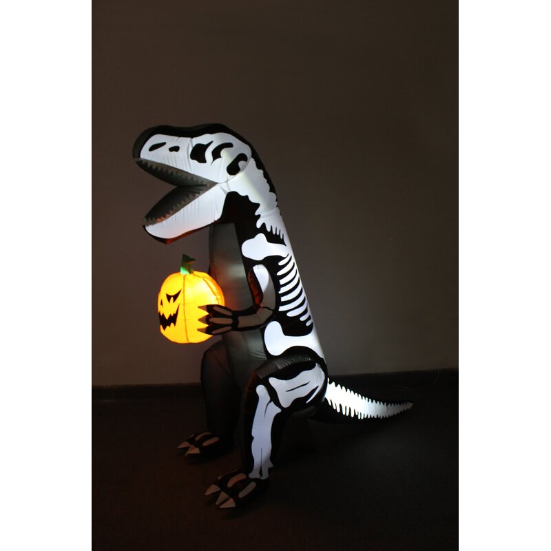 6 Ft Halloween Inflatable Air Blown Dinosaur with Blower and buy Adapter